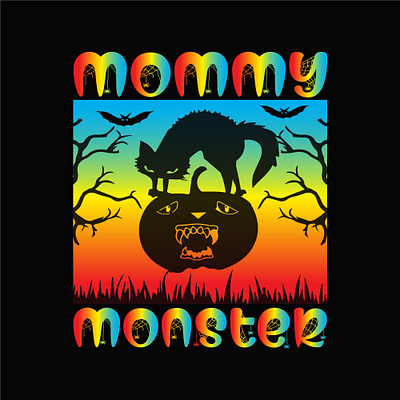 Mommy monster 7 halloween tshirt 2023