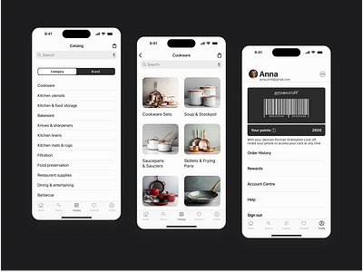 E-commerce Tableware Mobile App animation appdesign appdevelopment design ecommerceapp figma interactivedesign mobileapp mobileappdesign mobiledesign mobileui mobileux onlinestore productdesign ui uidesign userexperience userinterface uxdesign uxui