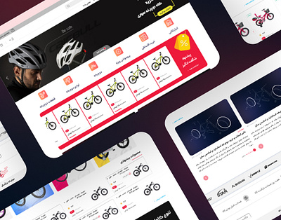 Redesign Ariacharkh graphic design landing ui uiux ux