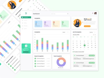 Dashboard design design ui