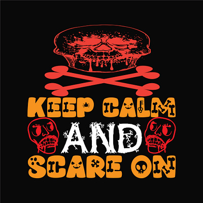Keep calm and scare on 6 halloween tshirt 2023