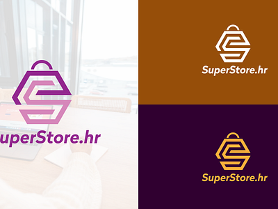 SuperStore.hr Logo Design businesslogo design fiverr fiverr.com fiverrgigs fiverrlogo illustration logo minimalist