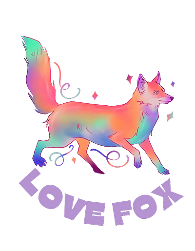 love fox animal anlmals colorful cupid digital desing fox lion love for animals nature wildlife wolf