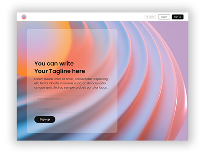 Dreamy Sign-up page branding design design community and networking. dreamy gradient graphic design illustration log in page login login page pages sign in page sign up sign up page sign up page sign up pages signin page ui vector website