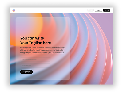 Dreamy Sign-up page branding design design community and networking. dreamy gradient graphic design illustration log in page login login page pages sign in page sign up sign up page sign up page sign up pages signin page ui vector website