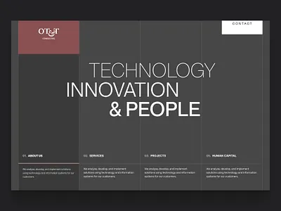 Software Company Wireframe agency consultant framer grid grotes serif software swiss tech webflow website wireframe