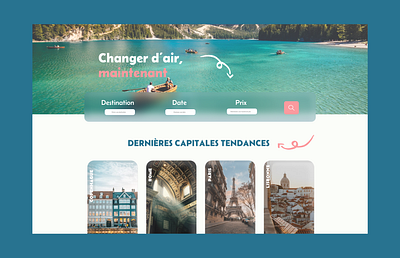 Travel Agency figma travel webdesign