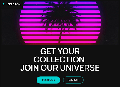 NFT Marketplace // Slider animation art blockchain branding creative design graphic design home interface minimal nft ntfdesign page site slider ui ux web web3 website