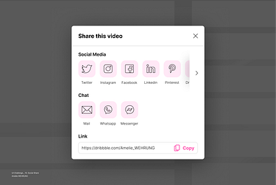 UI Challenge _ 10. Social share app challenge design interface logo media partager researcher réseaux sociaux sharing social social media social share ui ux