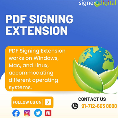 PDF Signing Extension | Signer.Digital browserextension pdfsigning