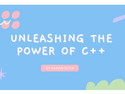 C++ Presentation c design graphic design motion graphics programming language smooth ui
