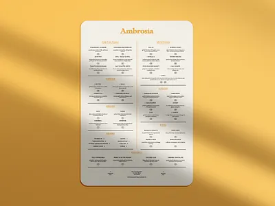 Ambrosia branding design graphic design illustration logo typography vector