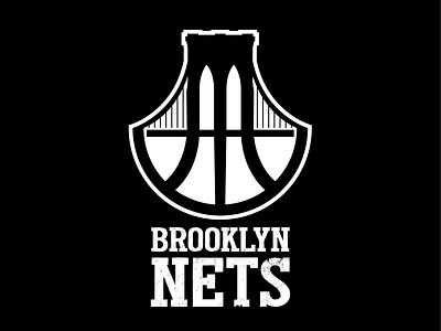 Brooklyn Nets Concept Logo bkn branding brooklyn brooklyn nets concept logo design graphic design logo nba nets