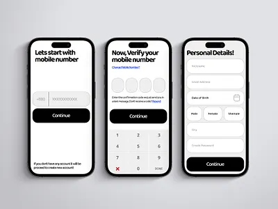 UX Process App UI app ui clean creative design graphic graphic design illustration intro app login minimal mobile app registration simple start screen ui usability userexperience userinterface uxmethod white
