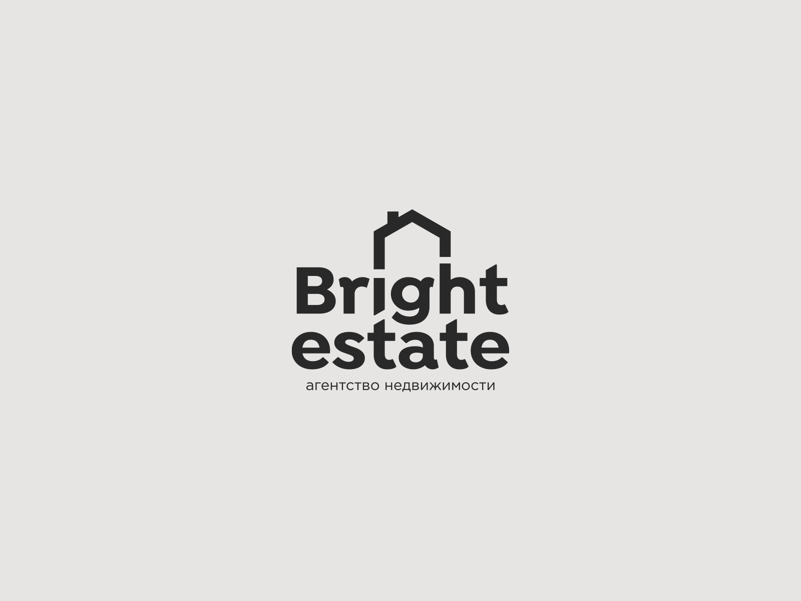 Bright estate logo by Fedor Beltugov on Dribbble