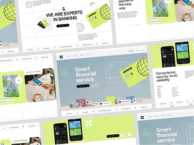 Fintech - Banking Landing Page banking banking website cash clean credit card crypto customer service data analytics digital payment fintech internet banking landing page neobank online banking p2p saas startup website virtual bank wallet webdesign
