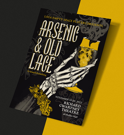 Arsenic & Old Lace Poster art design graphic design lsu photoshop poster theater