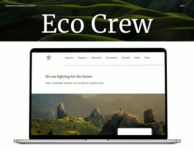 Website design for the environmental organization design graphic design ui uiux ux webdesign website