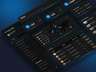 Dashboard organization of retreats 🌴 b2b business businesstobusiness crm darktheme dashboard design flight homepage lighttheme retreat travel trip ui uiuxdesign ux webdesign