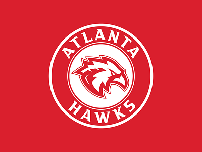 Atlanta Hawks Concept Logo atl atlanta atlanta hawks branding concept logo design graphic design hawks illustration logo nba