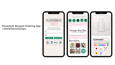 Flowerbud: Bouquet Ordering App dailyui design flowers ui ux