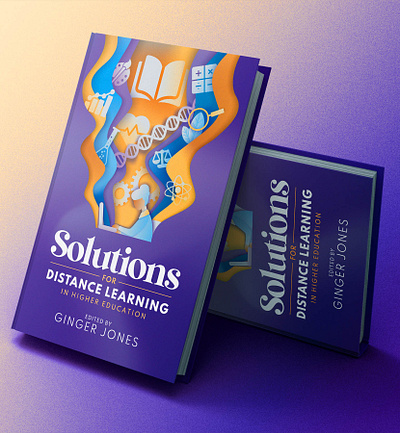 "Solutions for Distance Learning" Book Cover art book book cover design graphic design illustration illustrator