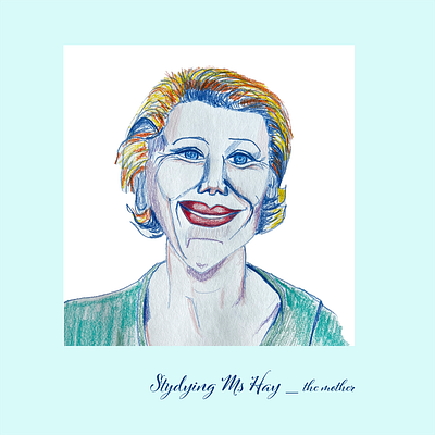 Studying Ms Hay_the mother illustration mother people smile woman