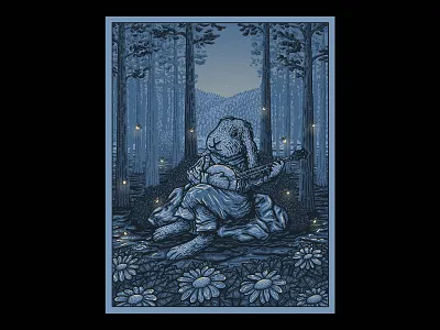 Banjo Bunny banjo bunny digitalart drawing illustration