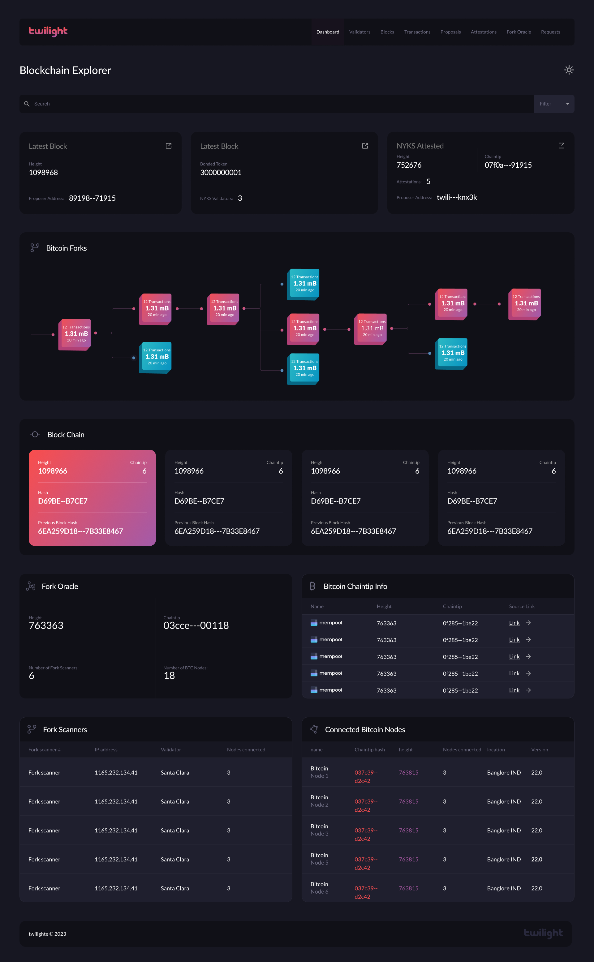 Blockchain Explorer blockchain crypto cryptodesign dashboard explorer materialui ui ux
