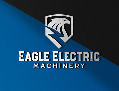 Eagle Electric Machinery Logo Design brand branding design graphic design industrial logo logo design