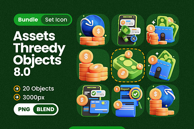 GLOBAL ECONOMIC OBJECT 3D ICONS bank coin coin yen dollar economic economy global dollar gold icon rupee