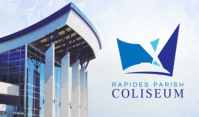 Rapides Parish Coliseum brand branding coliseum design graphic design logo logo design louisiana