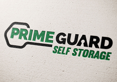 PrimeGuard Self Storage Logo Design brand branding design graphic design logo logo design