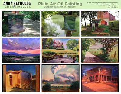 Plein-Air Oil Painting art oil painting plein air painting