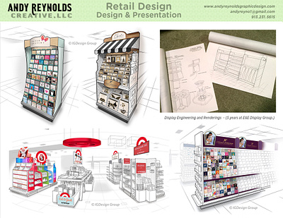 Retail Renderings point of purchase displays retail rendering store fixtures