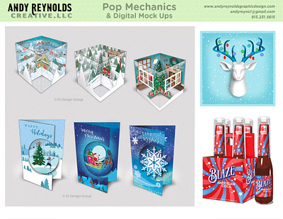 Paper Mechanics & Digital Mock Ups collaboration design die cut die cut digital mock ups illustration paper mechanics tech design