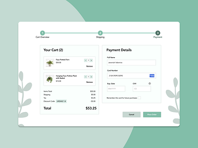 Daily UI 002: Credit Card Checkout app dailyui dailyuichallenge design illustration ui ui design uiux uxdesign