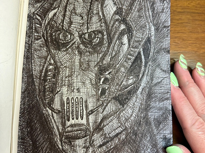 General Grievous black and white general grievous illustration ink drawing star wars