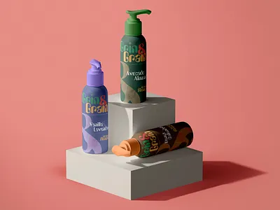 Hygiene Branding Concept bottle design branding design graphic design label design logo packaging packaging design shampoo bottle soap packaging