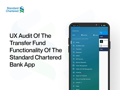 UX Audit Of Standard Chartered Bank App design product ui ux