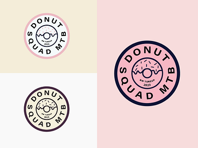 Donut Squad Logos branding graphic design logo