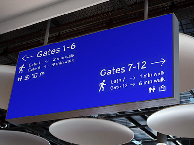 Aiport Wayfinding Signage art direction graphic design indoor signage typography wayfinding