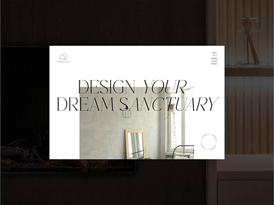 Homepage │ CoHome Decor aesthetic animation branding clean decor design e commerce graphic design home homepage interior layout miinimalistic presentation ui visual website