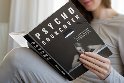 psycho book cover design book cover book cover design book covers branding design graphic design illustration kdp logo psycho book cover design ui