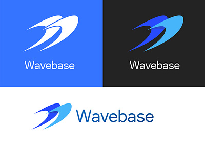 wavebase logo art branding color design graphic design illustration logo website