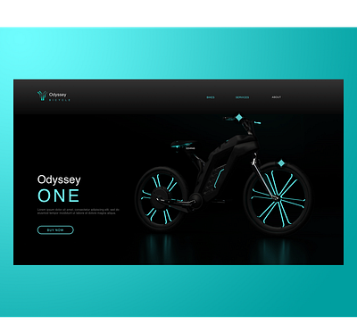 Odyssey: Exquisite Luxury Bicycles app branding design graphic design illustration logo typography ui ux vector