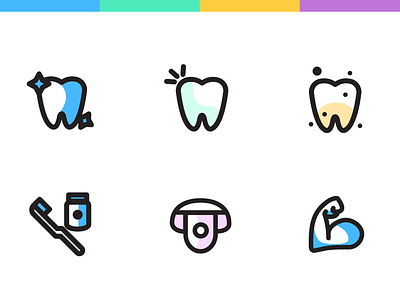 Duo Icons dental icon tooth