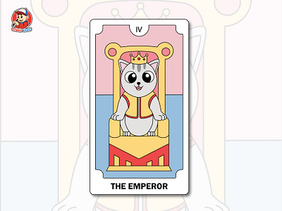 Oracle Tarot Cards Reveal A Cute Cat's Touch vectorstyle