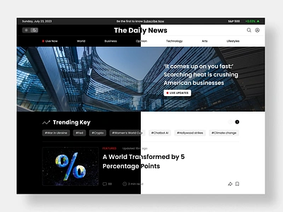 The Daily News - TDN design designinspiration inspiration mobile mobiledesign mobileinspiration newsfeed newsfeedconcept newsfeedmobile newsfeedwebsite uidesign uiinspiration uiux userexperience userinterface uxdesign uxinspiration website websitedesign websiteinspiration