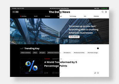 The Daily News - TDN design designinspiration inspiration mobile mobiledesign mobileinspiration newsfeed newsfeedconcept newsfeedmobile newsfeedwebsite uidesign uiinspiration uiux userexperience userinterface uxdesign uxinspiration website websitedesign websiteinspiration